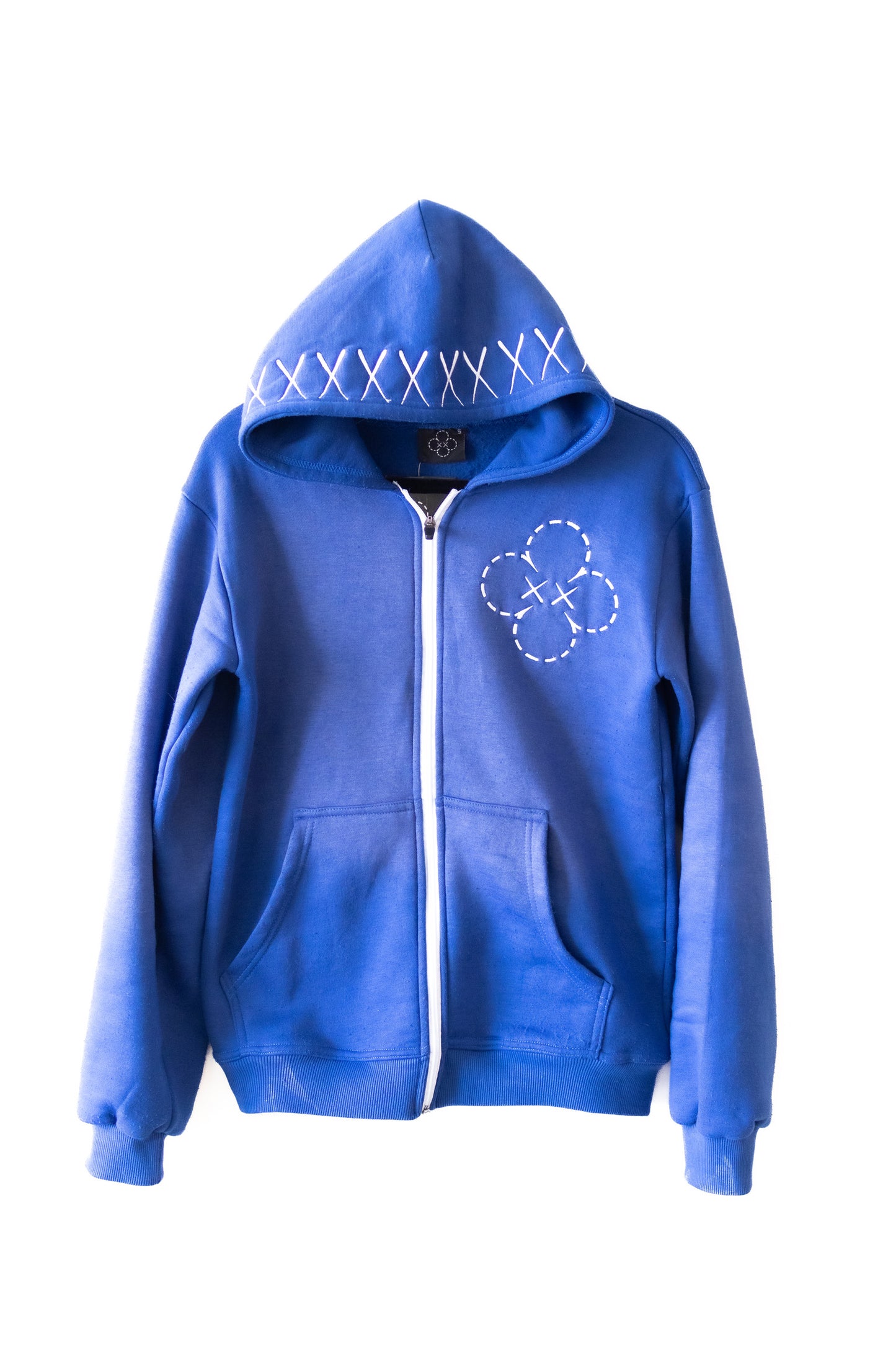 Monogram Hoodie - Blue